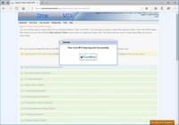 Time Clock MTS Data Import Complete