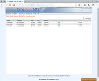 Online Time Clock MTS Screenshot