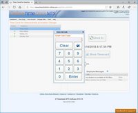 Online Time Clock MTS Screenshot